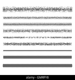 Éléments de conception - page mosaïque jeu ligne de séparation Illustration de Vecteur