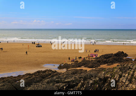 Woolacombe Bay Beach Banque D'Images