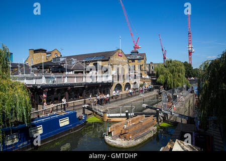 Londres, Angleterre. 26 août 2016. Camden Lock. Banque D'Images