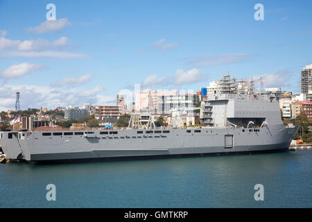 Jardin de l'île de la flotte navale base dans Woolloomooloo, Sydney, Australie Banque D'Images