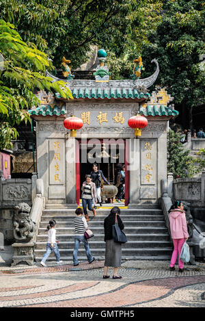 Un célèbre temple chinois ama-ma porte d'entrée à Macao Macao Banque D'Images