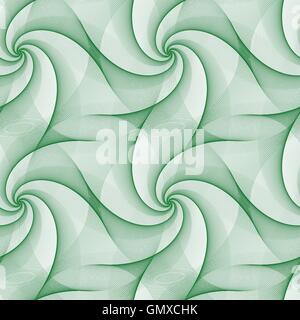 Green abstract fractal design pattern répétitif Illustration de Vecteur