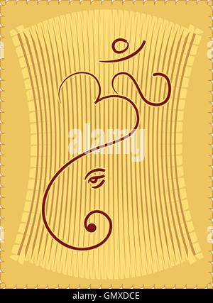Ganesha le seigneur de La Sagesse Illustration de Vecteur