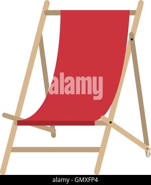 icône de soleil chaise Illustration de Vecteur
