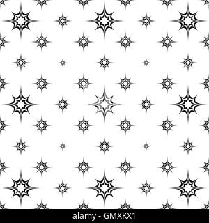 Abstract background pattern star monochrome transparente Illustration de Vecteur