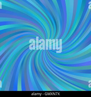 Blue abstract background ray spirale multicolore Illustration de Vecteur