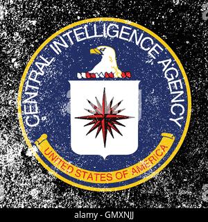 Logo de la CIA Grunge Illustration de Vecteur