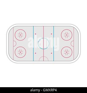 Domaine Le hockey sur glace, l'illustration vectorielle. Illustration de Vecteur