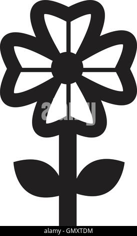 Icône fleur design vectoriel Illustration de Vecteur