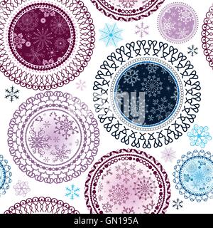 Motif de Noël colorée transparente Illustration de Vecteur