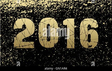 Bonne Année 2016 Illustration de Vecteur