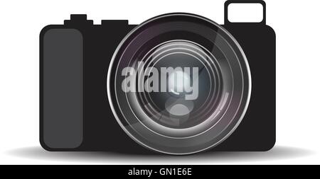 Appareil photo mirrorless Illustration de Vecteur