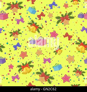 Vacances de Noël motif transparent Illustration de Vecteur