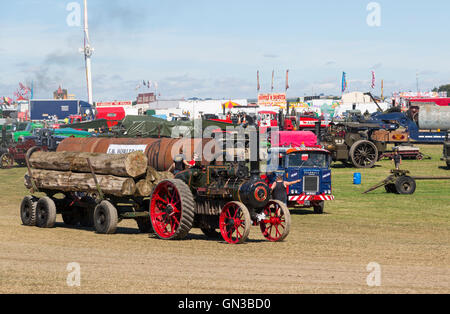 Le moteur de traction Barrett à la vapeur juste 2016 dorset Banque D'Images