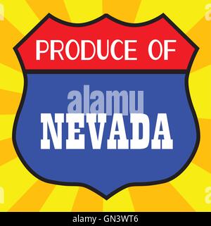 Produire du Nevada Illustration de Vecteur