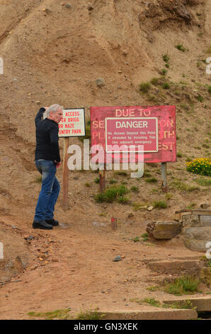 Filey Brigg, Yorkshire du Nord Banque D'Images