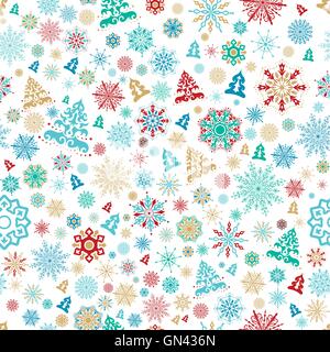 Motif de noël transparente Illustration de Vecteur