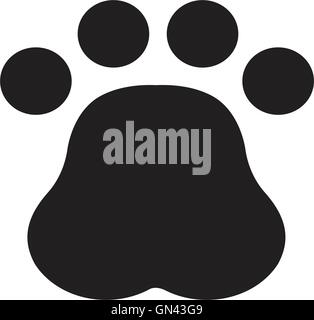 Paw Print. Vector Illustration de Vecteur