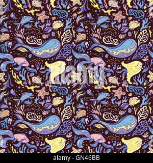 Doodle mignon de voyage Illustration de Vecteur