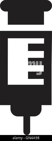 Icône vecteur seringue Illustration de Vecteur