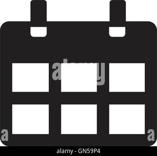 L'icône Calendrier, vector Illustration de Vecteur