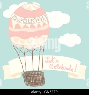 Hor-montgolfière Illustration de Vecteur