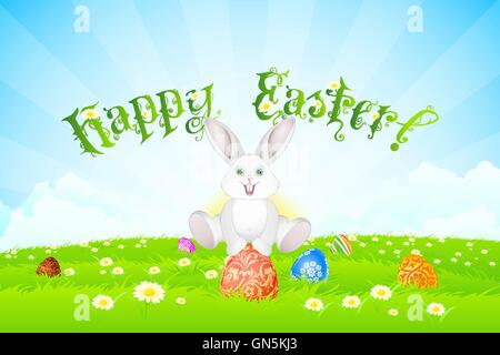 Arrière-plan de Pâques Illustration de Vecteur