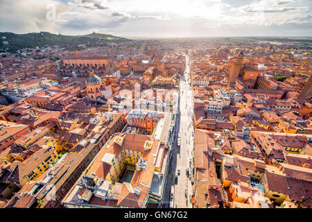 La ville de Bologne voir Banque D'Images