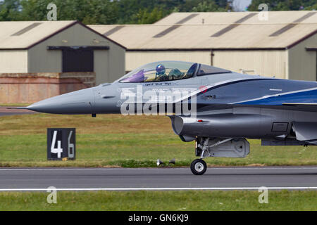 La composante aérienne belge General Dynamics F-16AM FA-84 Banque D'Images