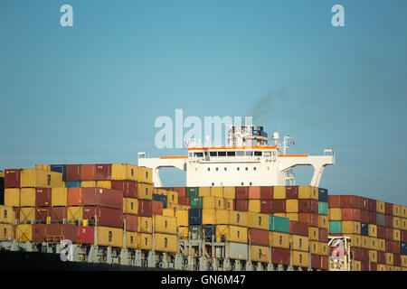 MAERSK LINE MSC BARBARA VRAC CONTENEUR SHIP SAVANNAH SAVANNAH GEORGIA USA Banque D'Images