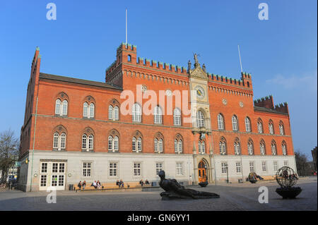 L'Hôtel de Ville d'Odense, Odense, Danemark Banque D'Images