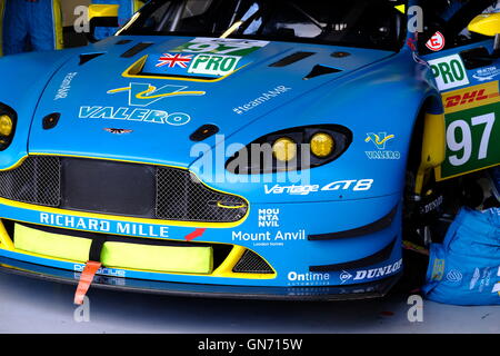 WEC - 6 heures de Silverstone Pitlane Banque D'Images