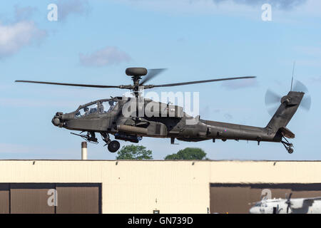 Royal Army Air Corps Westland WAH-64D'hélicoptère d'attaque Apache Banque D'Images