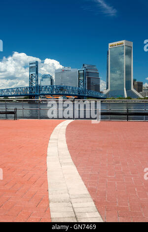 Le CENTRE-VILLE SAINT JOHNS RIVER JACKSONVILLE FLORIDA USA Banque D'Images