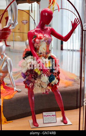 Souvenirs de l'industrie pop, vue ici en couleur à l'Hard Rock Hotel est une tenue gagnés par Rihanna. Banque D'Images