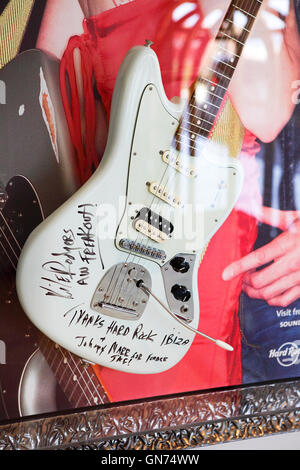 Souvenirs de l'industrie pop, vue ici en couleur à l'Hard Rock Hotel sur l'île méditerranéenne d'Ibiza. Banque D'Images