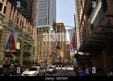 George Street, Sydney, Australie Banque D'Images