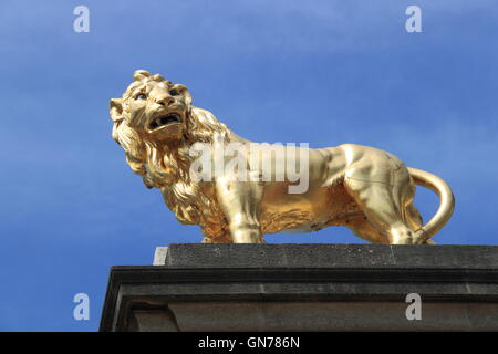 Golden Lion, Stand de l'Ouest, du Stade de Twickenham, Grand Londres, Angleterre, Grande-Bretagne, Royaume-Uni Royaume-Uni, Europe Banque D'Images