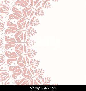 Vecteur moderne Floral Frame ronde Illustration de Vecteur