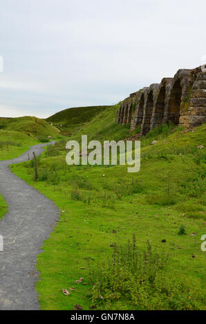 Rosedale Cheminée Bank North Yorkshire Moors England UK Banque D'Images