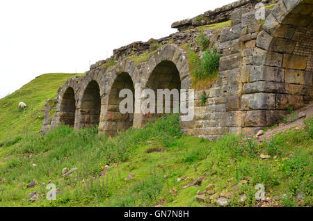 Rosedale Cheminée Bank North Yorkshire Moors England UK Banque D'Images