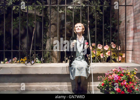 Statue de cire de Virginia Cherrill dans le film City Lights Banque D'Images