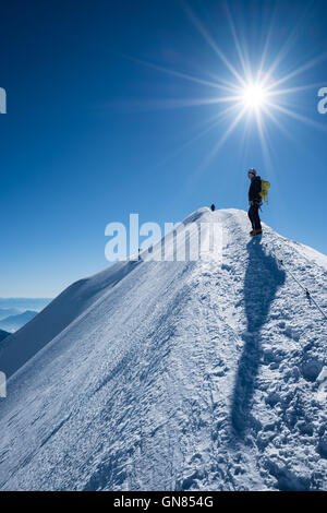 Massif du Mont Rose, Alpes, France, Europe, UNION EUROPÉENNE Banque D'Images