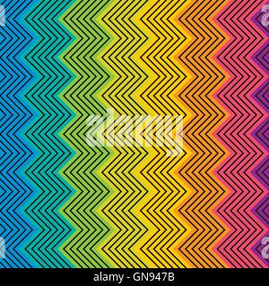 Motif de fond ligne zig zag Illustration de Vecteur