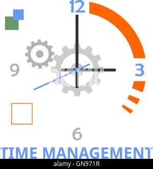 Vector - gestion du temps Illustration de Vecteur
