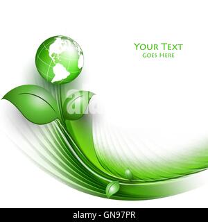 Journée de la Terre Happy Illustration de Vecteur