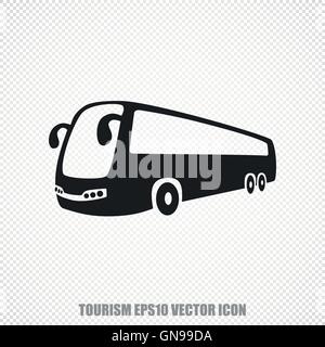 Billet d'autobus vecteur icône. Design plat moderne. Illustration de Vecteur