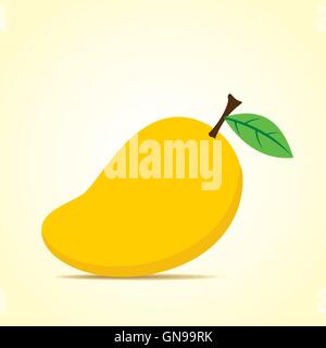 Conception de mangue fruits frais Illustration de Vecteur
