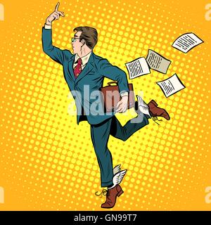 Mercure dieu du commerce d'affaires Illustration de Vecteur