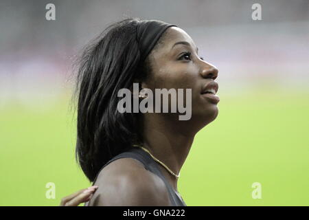 St Denis, Paris, France. Août 27, 2016. Kendra Harrison (usa) a remporté le 100m haies lors de la Diamond League au Stade de France, paris saint denis, France © Plus Sport Action/Alamy Live News Banque D'Images